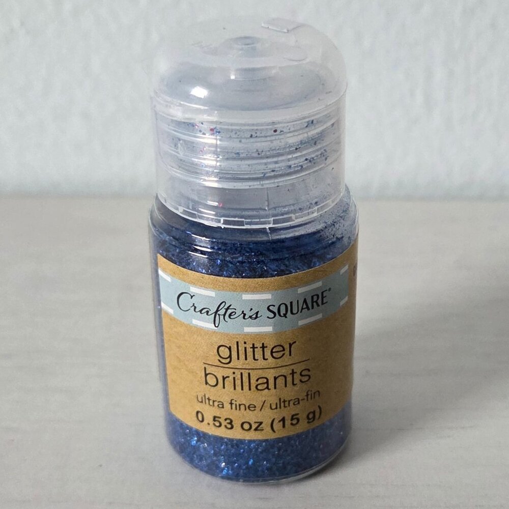 NEW Crafter's Square - Glitter - Ultra Fine - Blue - 15 Grams